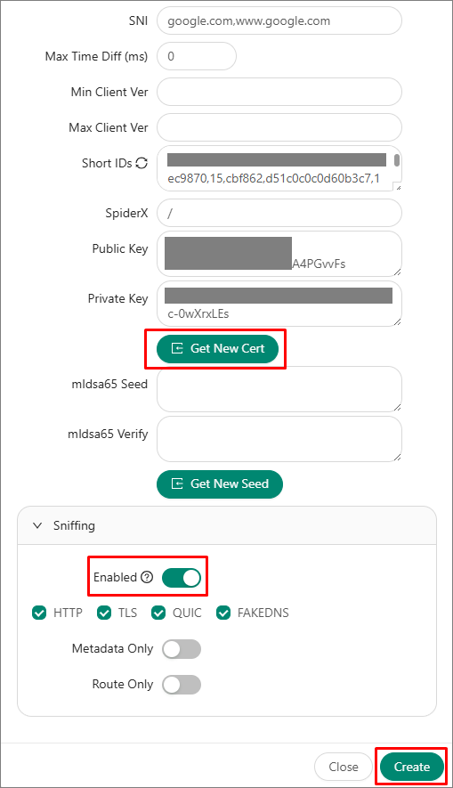 Get New Cert