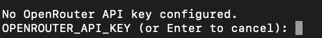 OpenRouter API Key