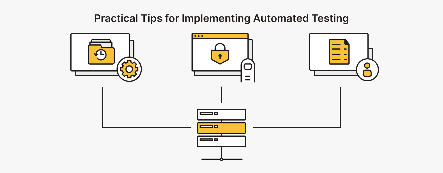 Practical Recommendations for Implementing Automated Testing