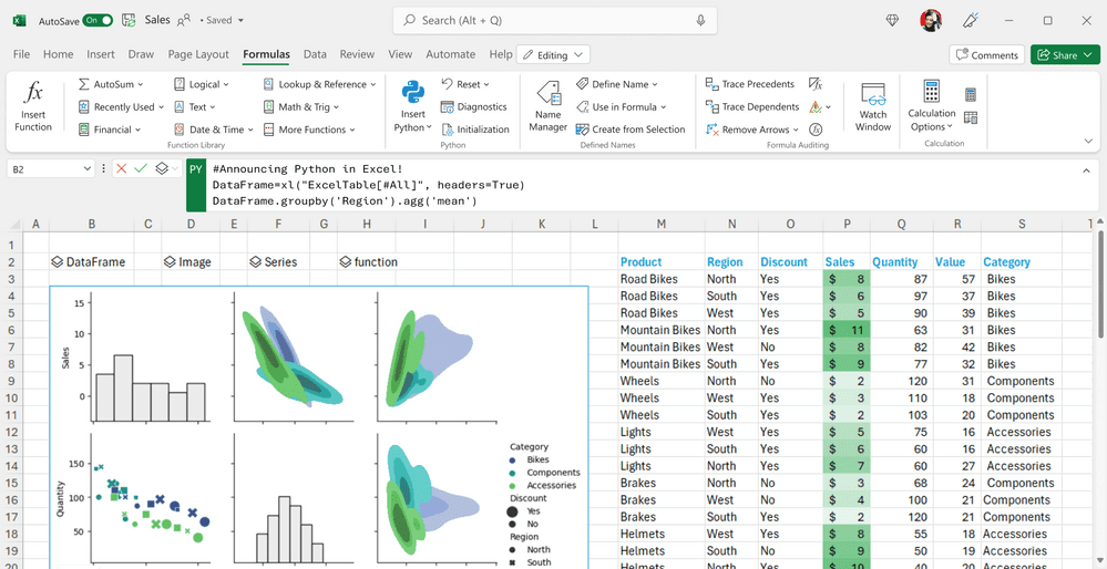 python in excel