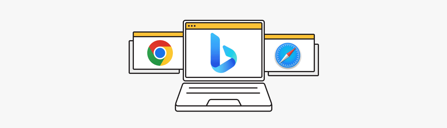 Microsoft's Bing Chatbot in Chrome and Safari