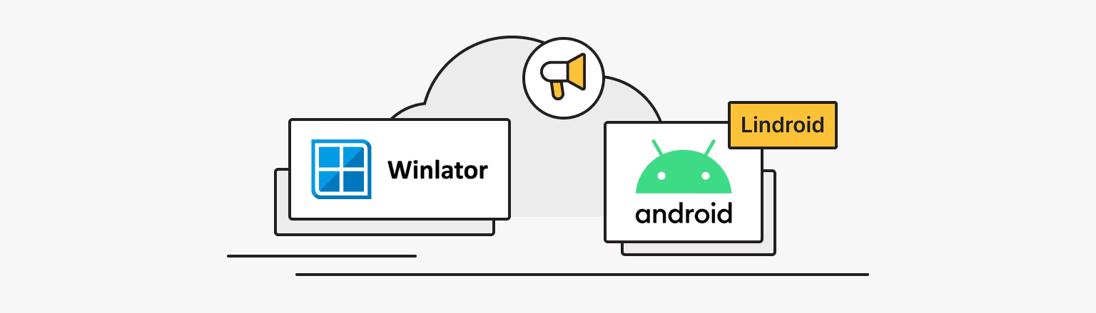 Winlator и Lindroid для запуска Windows и Linux-приложений в Android