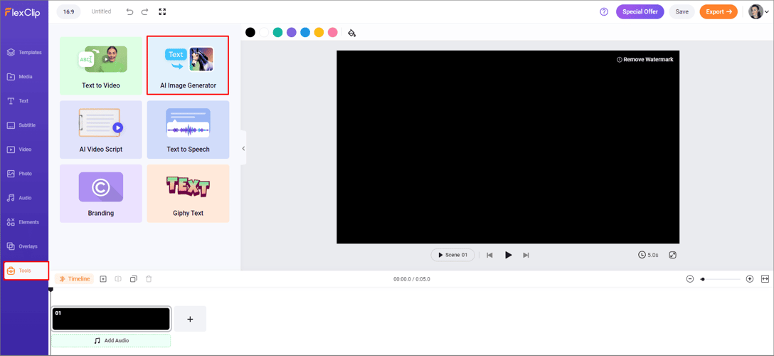 FlexClip AI for Video
