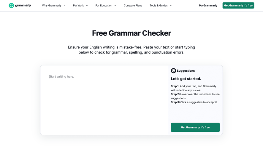 grammarly grammar checker