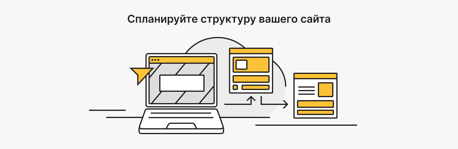 Шаг 5: Спланируйте структуру вашего сайта