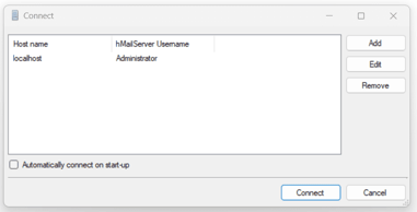 hmailserver настройка