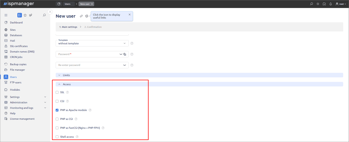 15 users access