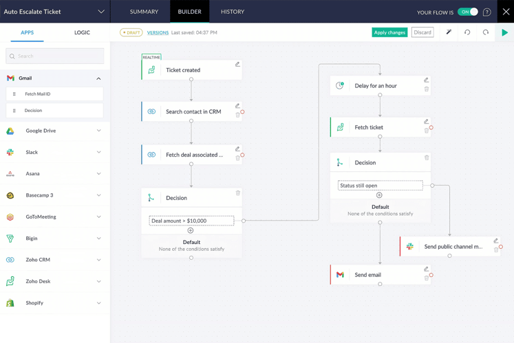 Zoho Creator low-code platform