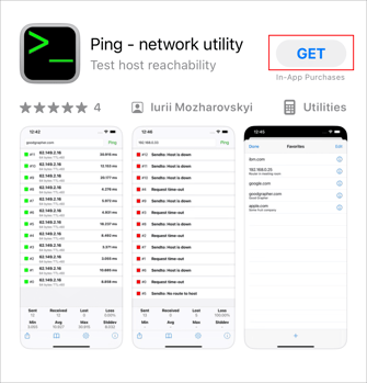 Ping Analyzing Apps