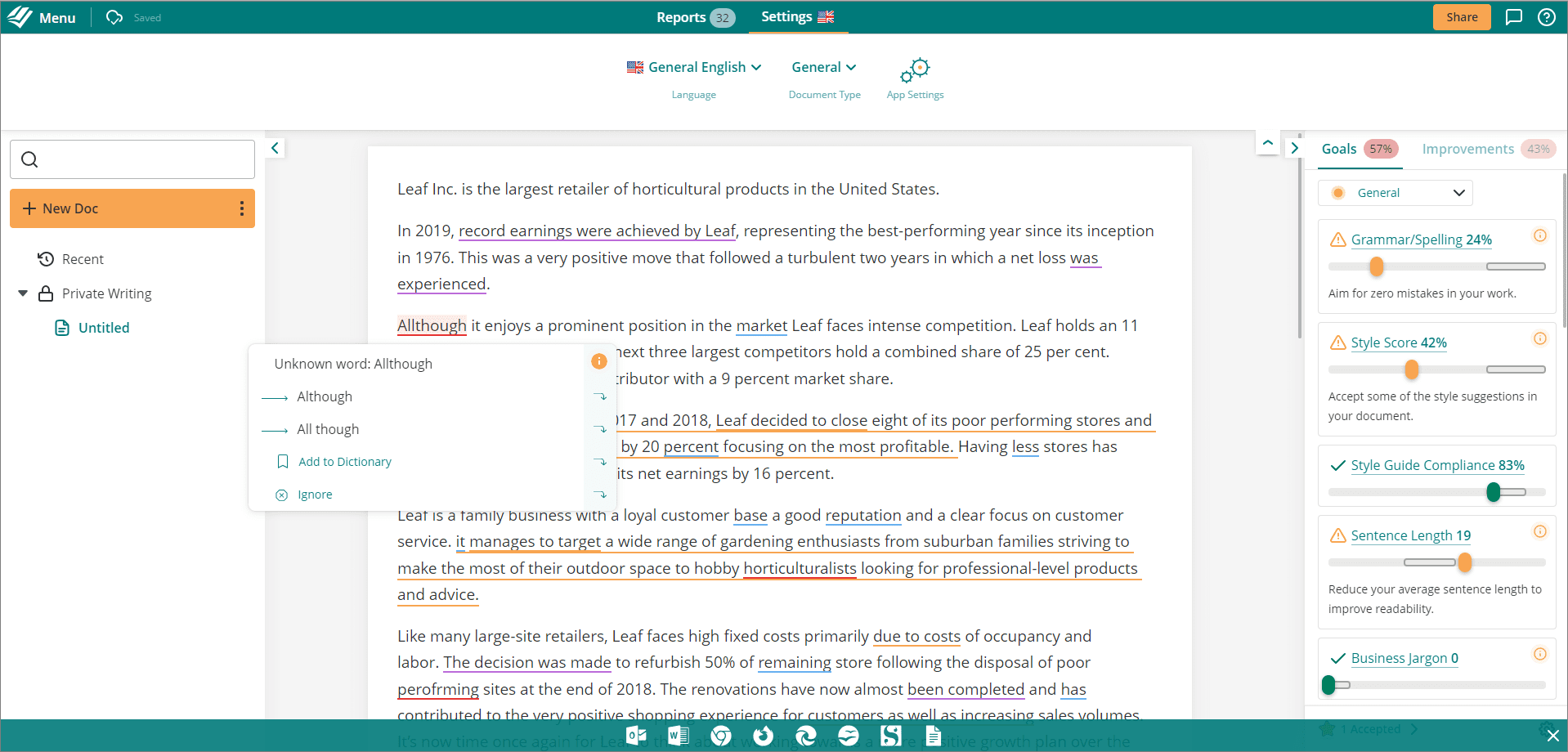 ProWritingAid Review: Features of Text Editing Software