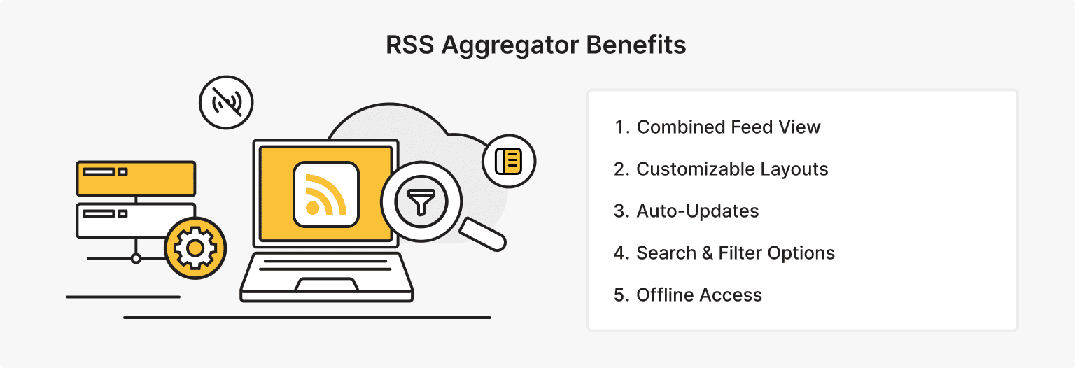 RSS Aggregator benefits