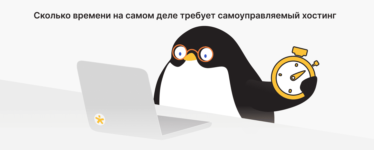 Сколько времени отнимает самоуправляемый хостинг