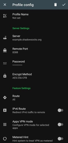Shadowsocks на Android