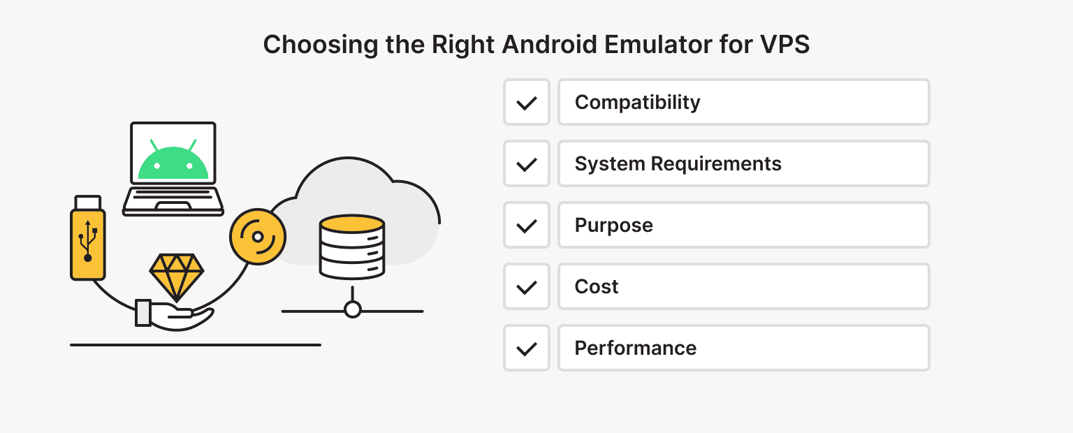 How to Choose the Right Android Emulator for VPS