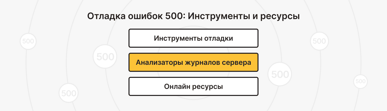 Отладка внутренней ошибки сервера HTTP 500: инструменты и ресурсы