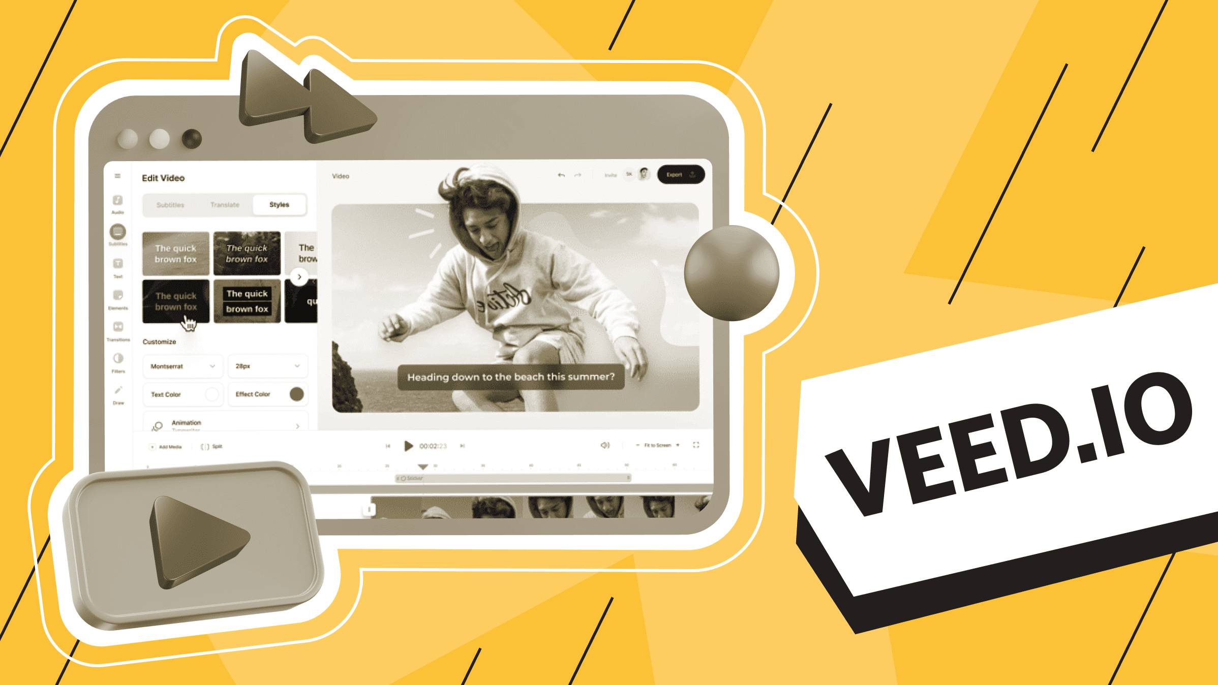 Обзор видеоредактора VEED: простой и удобный инструмент для создания качественного видео