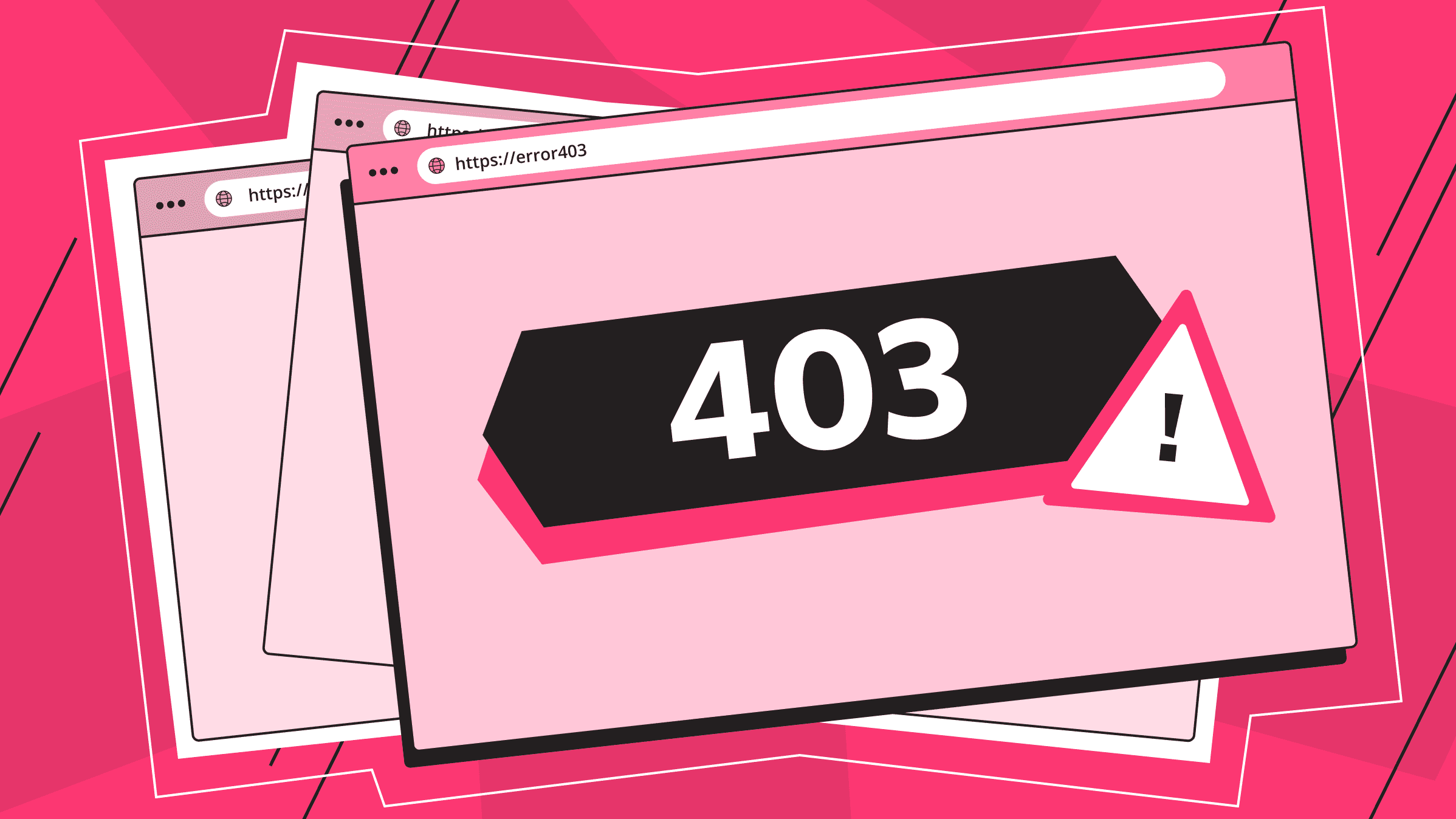 Causes of 403 error — how to access the site